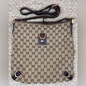Gucci monogram Abbey messenger bag